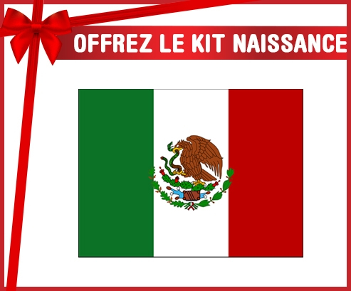 kit naissance Bandera del Bebé Personalizada México