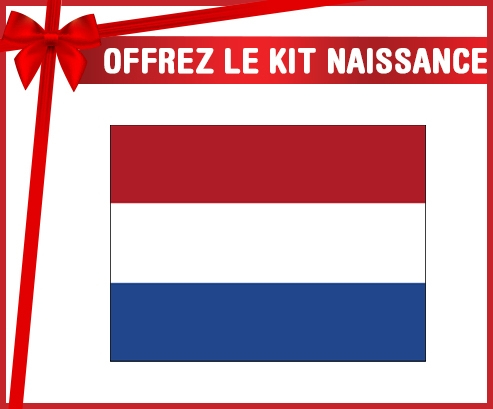 kit naissance Bebé Bandera Personalizada Países Bajos