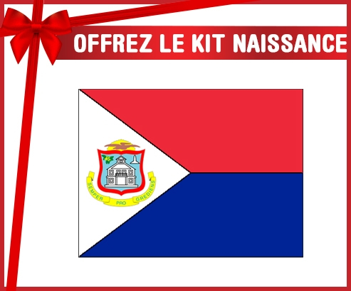 kit naissance bebé personalizado Sint Maarten Bandera