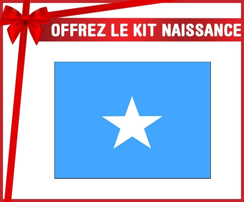 kit naissance bebé bandera personalizada Somalia