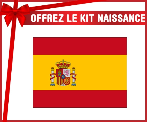 kit naissance bebé bandera personalizada España