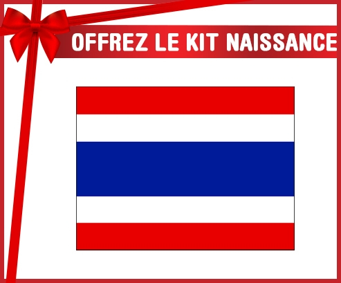 kit naissance bebé bandera personalizada Tailandia