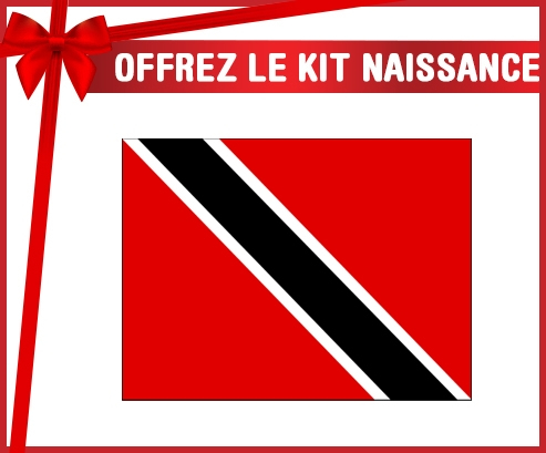 kit naissance Bandera del Bebé Trinidad y Tobago