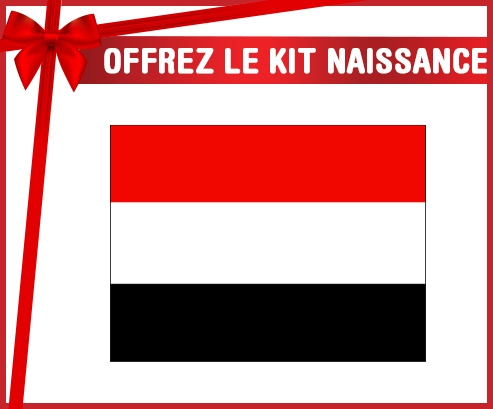 kit naissance bebé personalizado bandera de Yemen