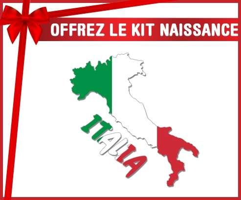 kit naissance mapas personalizados de Italia para bebés