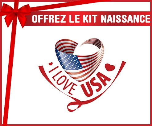 kit naissance bebé personalizado que amo Usa