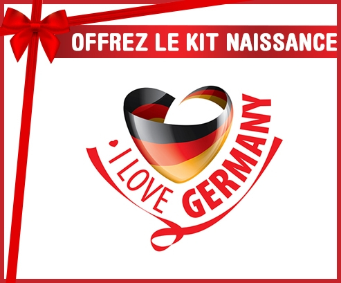 kit naissance bebé personalizado que amo Alemania