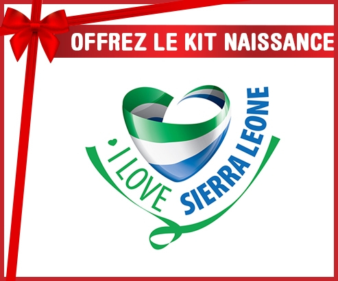 kit naissance bebé personalizado que amo Sierra Leona