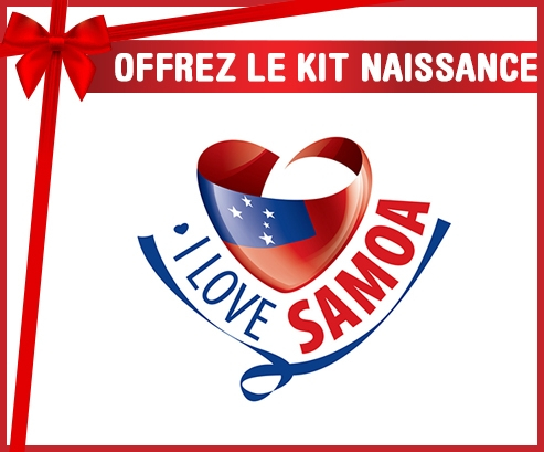 kit naissance bebé personalizado que amo Samoa