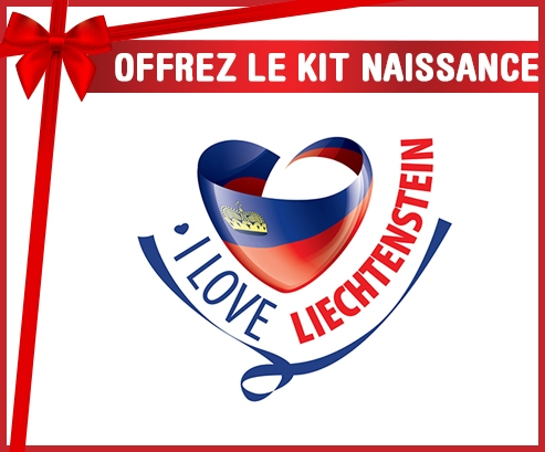 kit naissance bebé personalizado I Love Liechtenstein maps