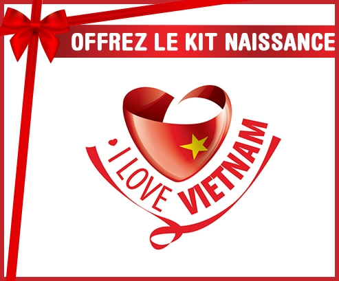 kit naissance bebé personalizado que amo Vietnam