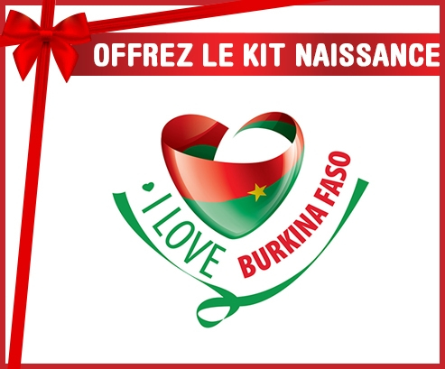 kit naissance bebé personalizado que amo Burkina Faso