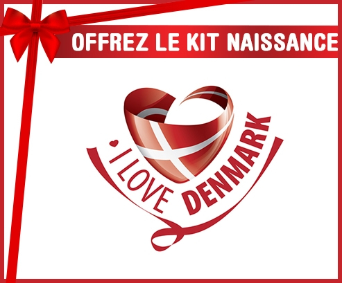 kit naissance bebé personalizado que amo Dinamarca