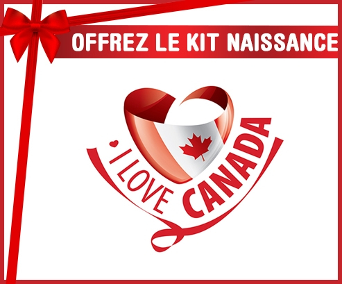 kit naissance bebé personalizado que amo Canadá