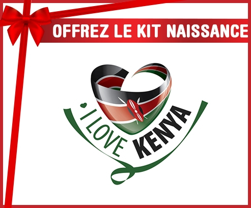kit naissance bebé personalizado que amo Kenia