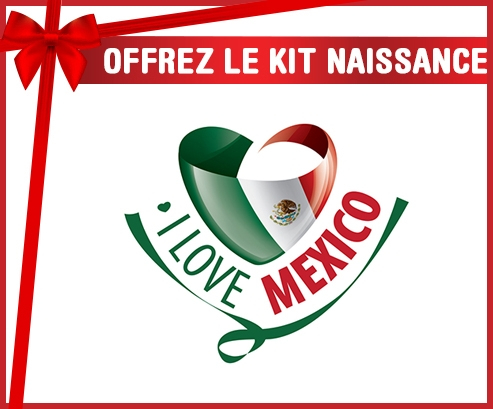 kit naissance bebé personalizado que amo a México