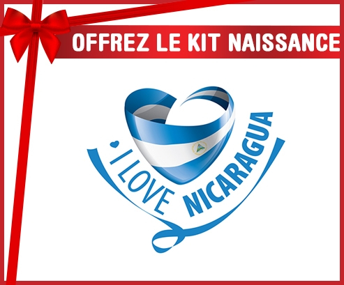 kit naissance bebé personalizado que amo Nicaragua