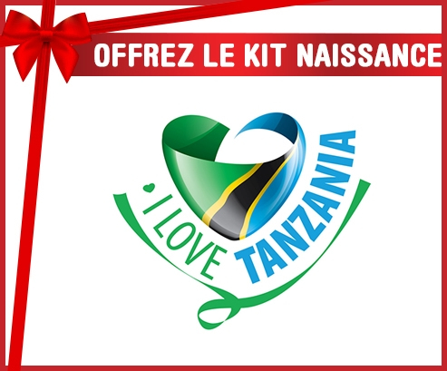 kit naissance bebé personalizado que amo Tanzania