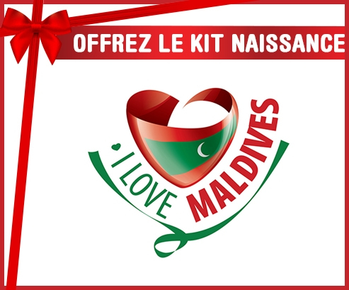 kit naissance bebé personalizado que amo Maldivas