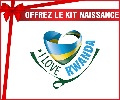 kit naissance bebé personalizado que amo Ruanda