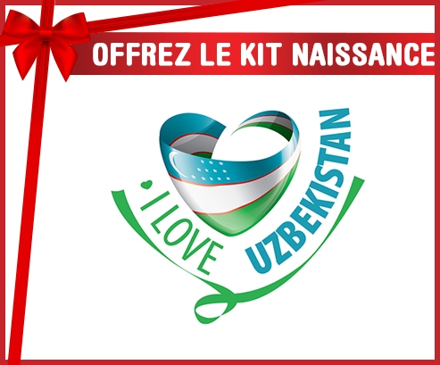 kit naissance bebé personalizado que amo Uzbekistán
