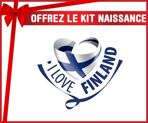 kit naissance bebé personalizado que amo Finlandia