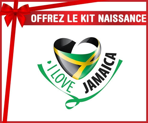 kit naissance bebé personalizado que amo Jamaica