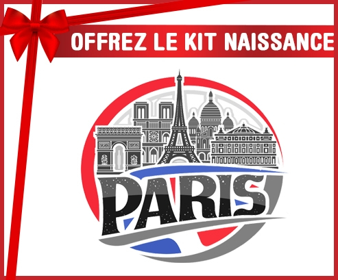 kit naissance bebé personalizado Ciudad de París diseño 1