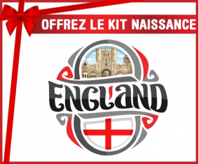 kit naissance bandera de bebé personalizada Inglaterra