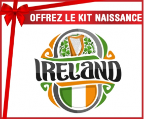 kit naissance bebé personalizado Flag Ireland