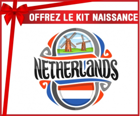 kit naissance bebé personalizado Flag Netherland