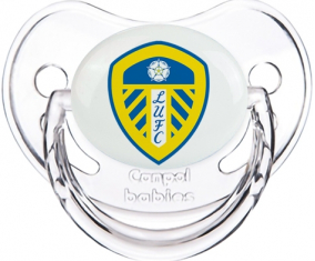 Leeds United Football Club Tetine Fisiológico Transparente Clásico