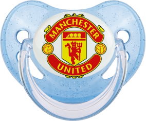 Manchester United Club de Fútbol Lentejuelas Azul Tetina Fisiológica