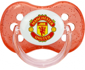 Manchester United Football Club chupa lentejuelas de cereza roja