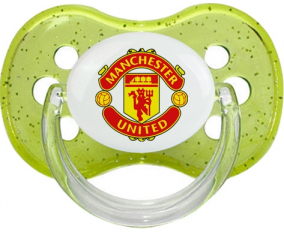 Manchester United Football Club chupa lentejuelas cherry green