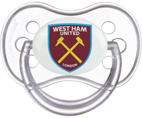 West Ham United Club de Fútbol Anatómico Tetine Transparent Classic