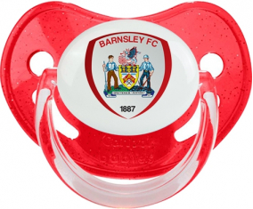 Barnsley Football Club Lentejuelas Tetina Fisiológica Roja