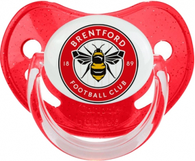 Brentford Club de Fútbol Lentejuelas Tetina Fisiológica Roja