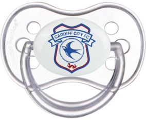 Cardiff City Football Club Anatómico Tetine Transparent Classic