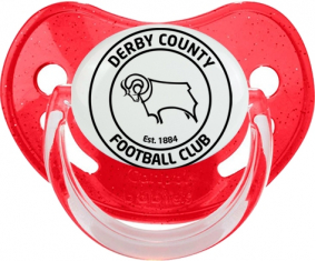 Derby County Football Club Lentejuelas Tetina Fisiológica Roja