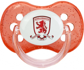 Middlesbrough Club de Fútbol Tetine Red Cherry Lentejuelas