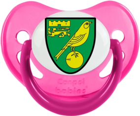 El club de fútbol Norwich City sucete fisiológico rosa fosforescente
