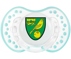 El Norwich City Football Club Tetine lovi dynamic clásico retro-blanco-laguna