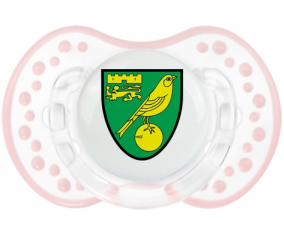 El Norwich City Football Club Tetine lovi dynamic clásico retro-blanco-rosa-tierno