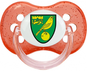 Norwich City Club de Fútbol Glitter Red Cherry Lollipop