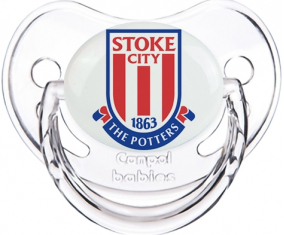 Stoke City Football Club Tetine Fisiológico Transparente Clásico