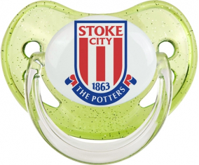 Stoke City Club de Fútbol Lentejuelas Verde Tetina Fisiológica