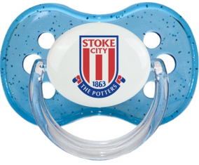 Stoke City Football Club chupa lentejuelas azul cherry