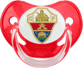 Elche Club de Piruleta Fisiológica Roja Fetbol con Lentejuelas