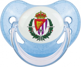 Suceto fisiológico de lentejuelas azules del Real Valladolid